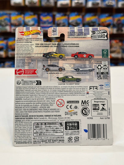 1/64 HotWheels Boulevard Aero Sculpt