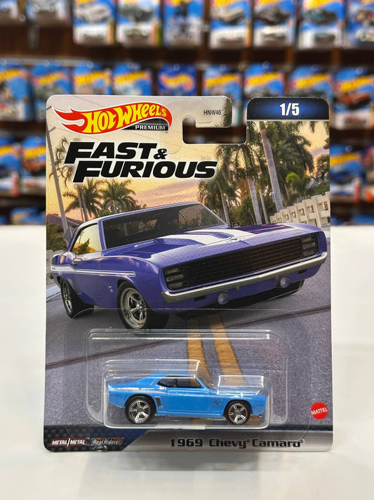 1/64 Diecast HotWheels 1969 Chevy Camaro