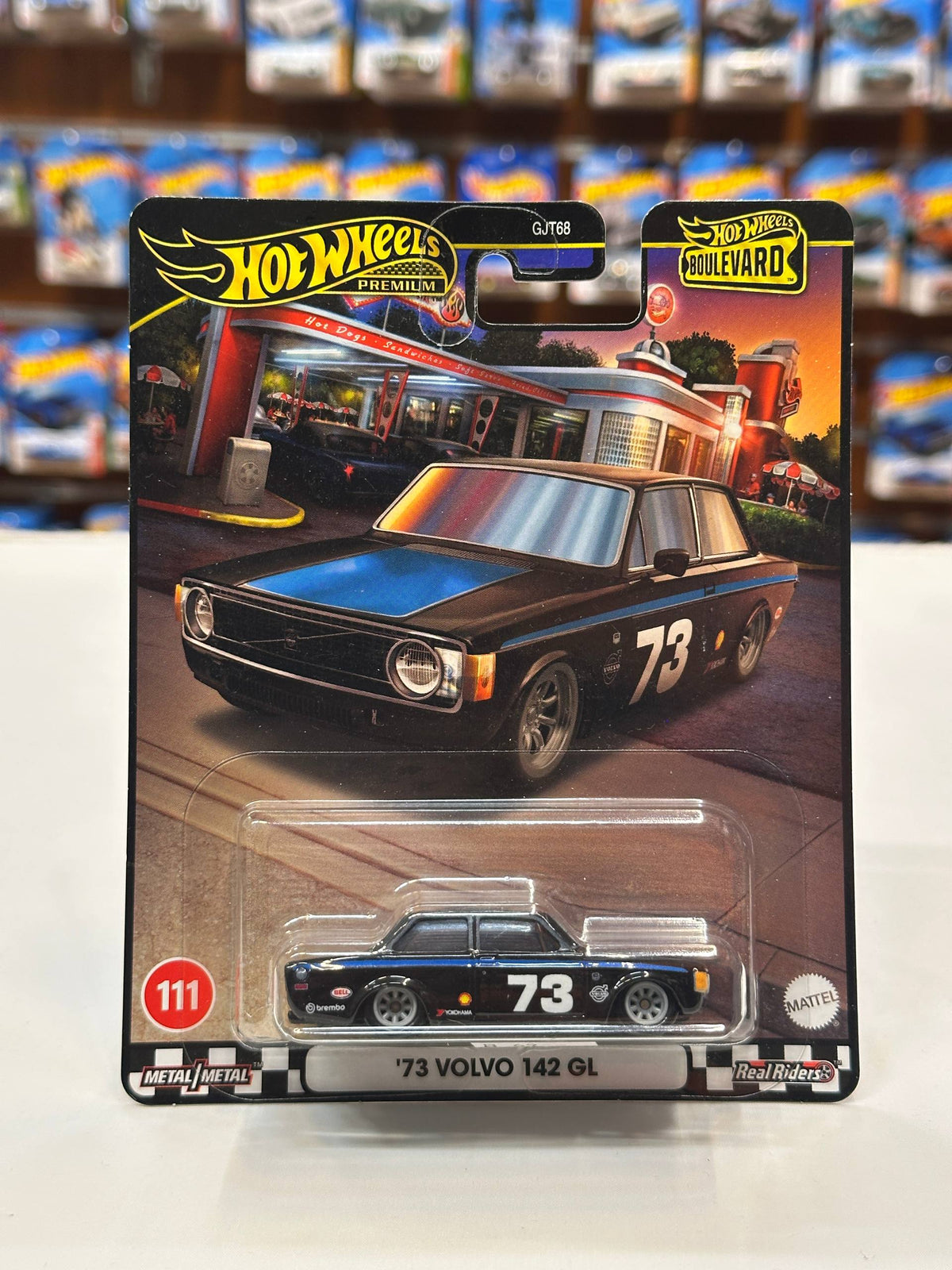 1/64 Diecast HotWheels 73 Volvo 142 GL