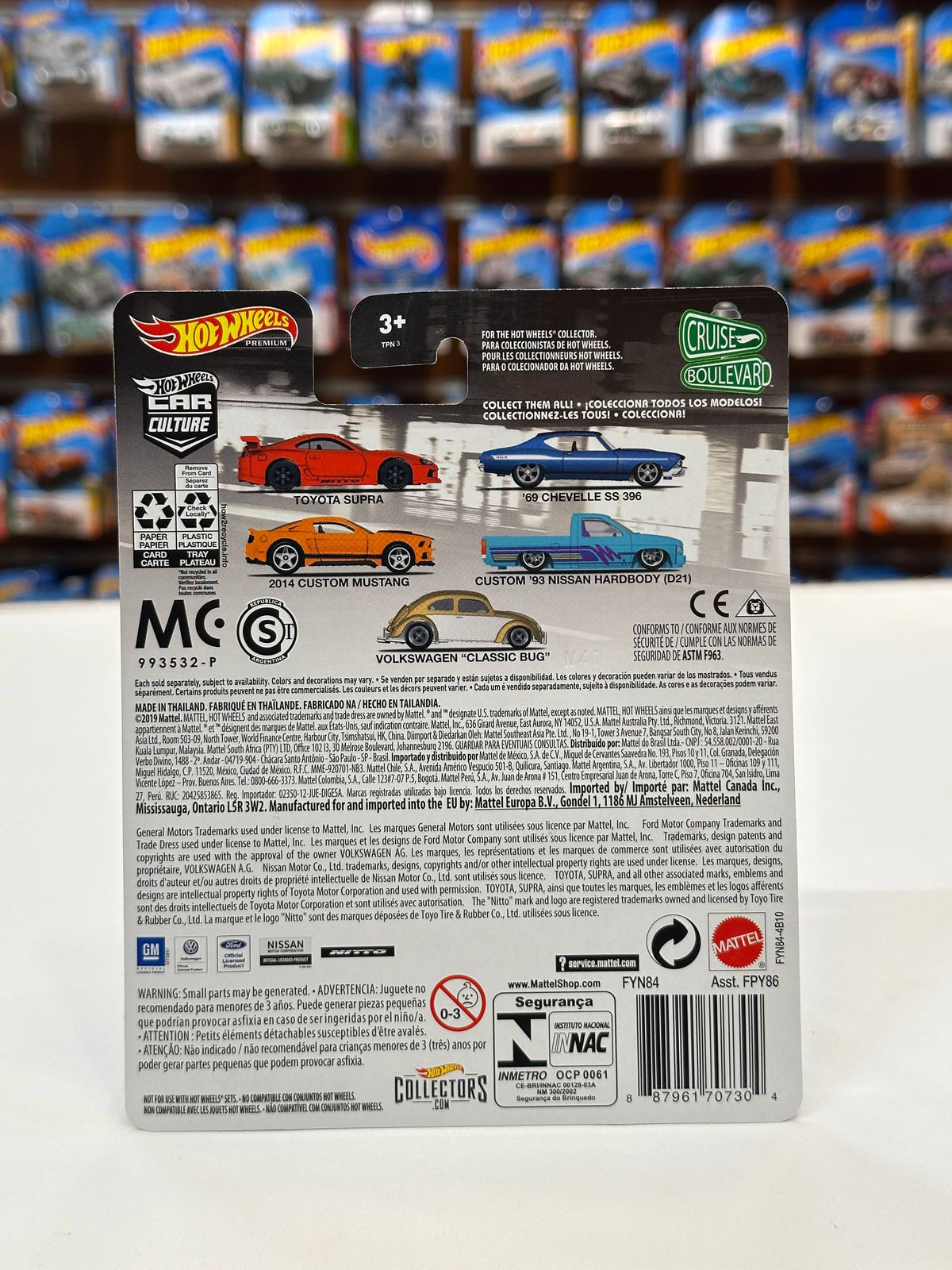 1/64 Diecast HotWheels Custom 93 Nissan Hardbody (D21)