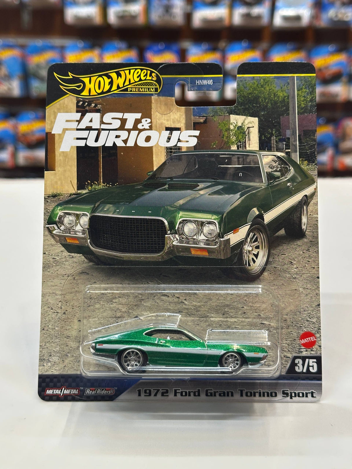 1/64 Diecast HotWheels 1972 Ford Gran Torino Sport
