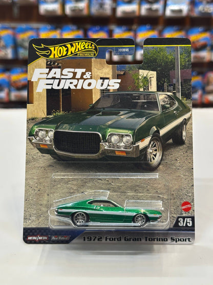 1/64 Diecast HotWheels 1972 Ford Gran Torino Sport