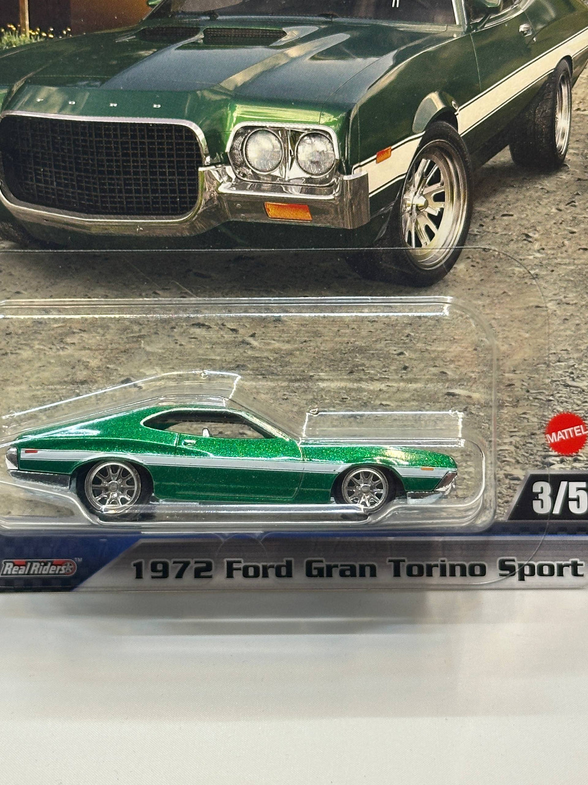 1/64 Diecast HotWheels 1972 Ford Gran Torino Sport