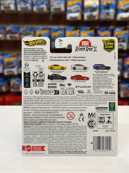 1/64 Diecast HotWheels Nissan Skyline GT-R R32 Pandem