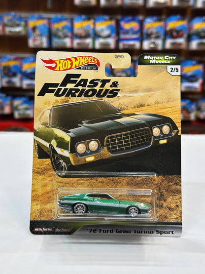 1/64 Hot Wheels 1972 Ford Gran Torino Sport