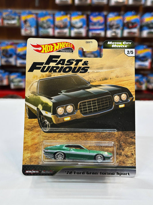 1/64 Hot Wheels 1972 Ford Gran Torino Sport