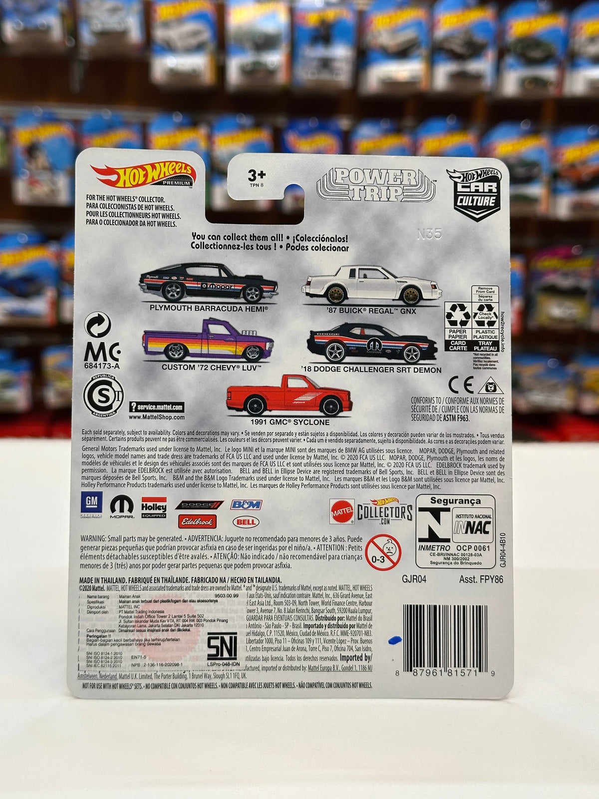 1/64 Hot Wheels 2018 Dodge Challenger SRT Demon