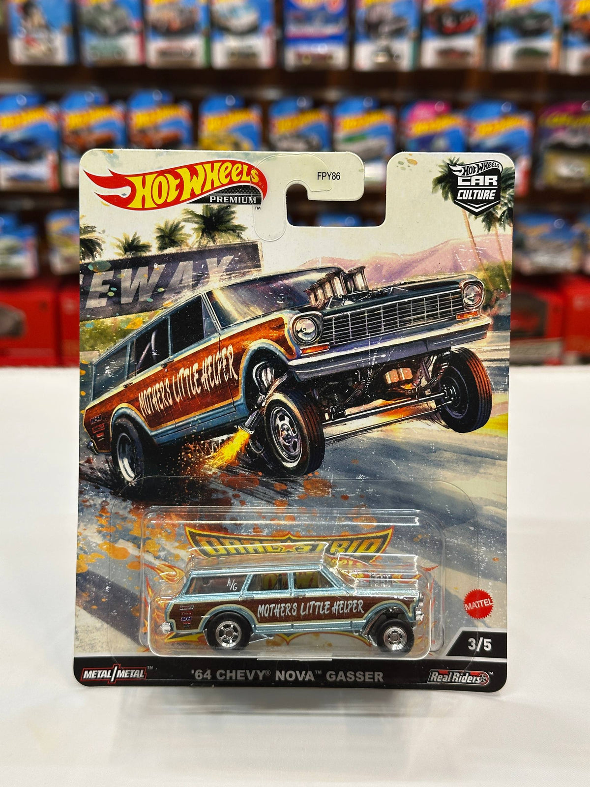 1/64 Hot Wheels 1964 Chevy Nova Gasser