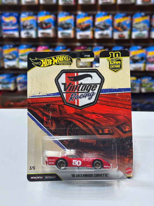 1/64 Hotwheels 76 Greenwood Corvette