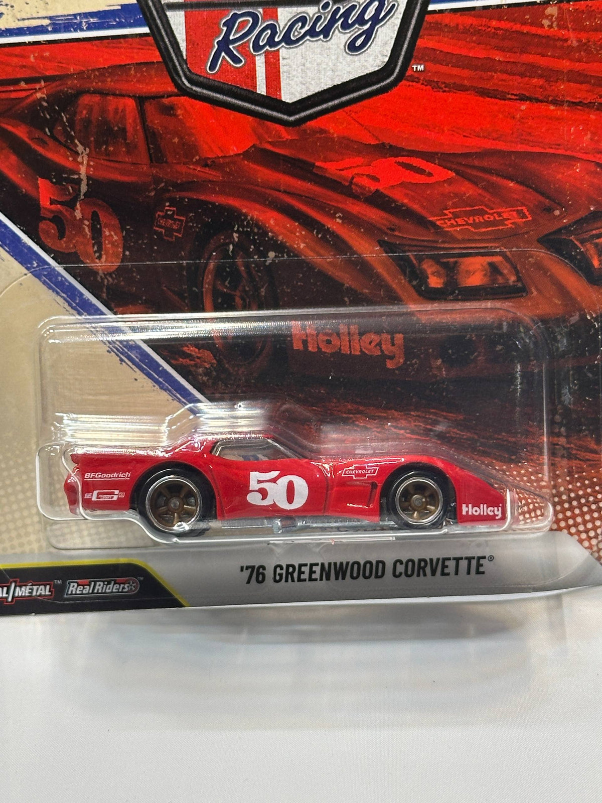 1/64 Hotwheels 76 Greenwood Corvette