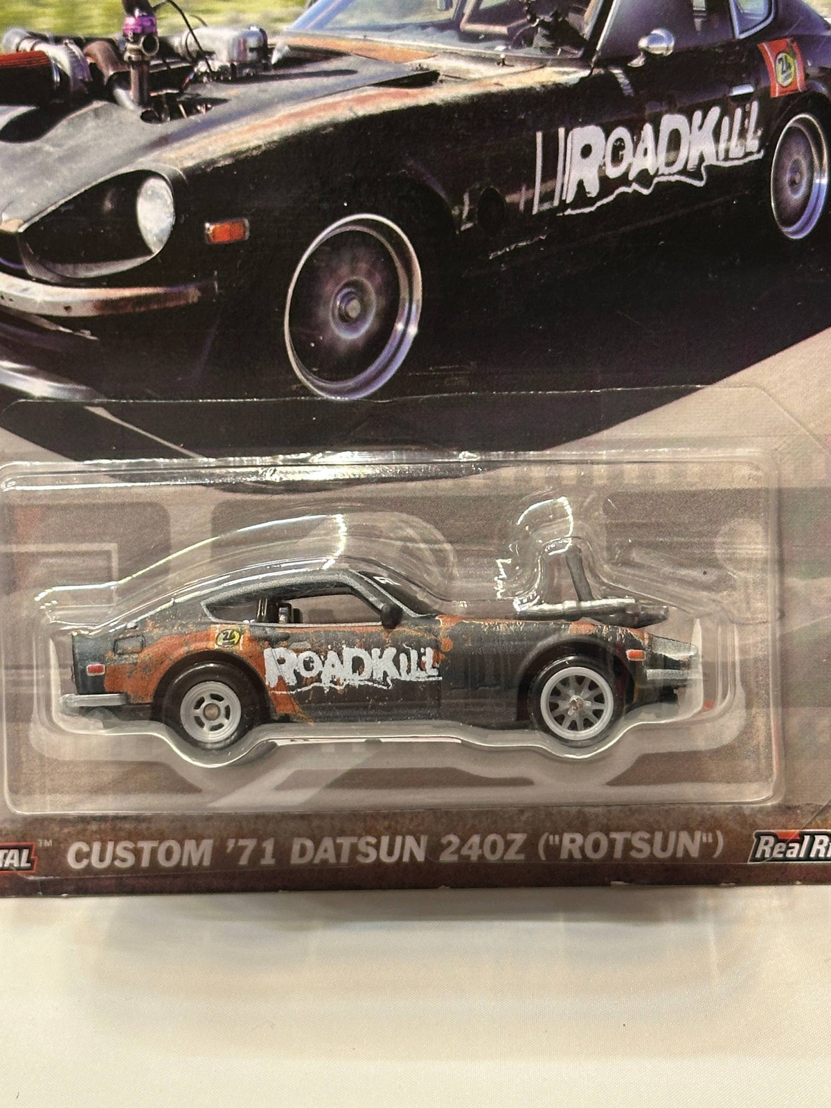 1/64 Hotwheels Custom 71 Datsun 240z ("Rotsun")