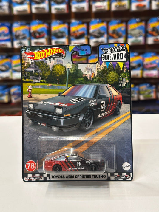 1/64 Hotwheels Toyota AE86 Sprinter Trueno