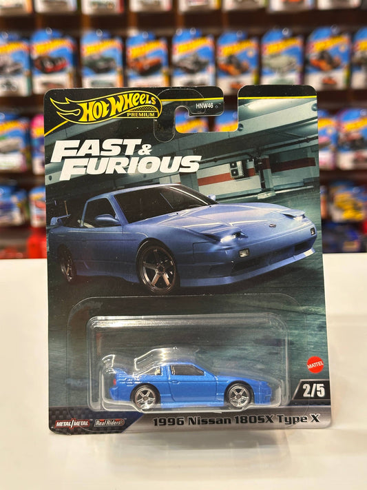 1/64 Hotwheels 1996 Nissan 180SX Type X