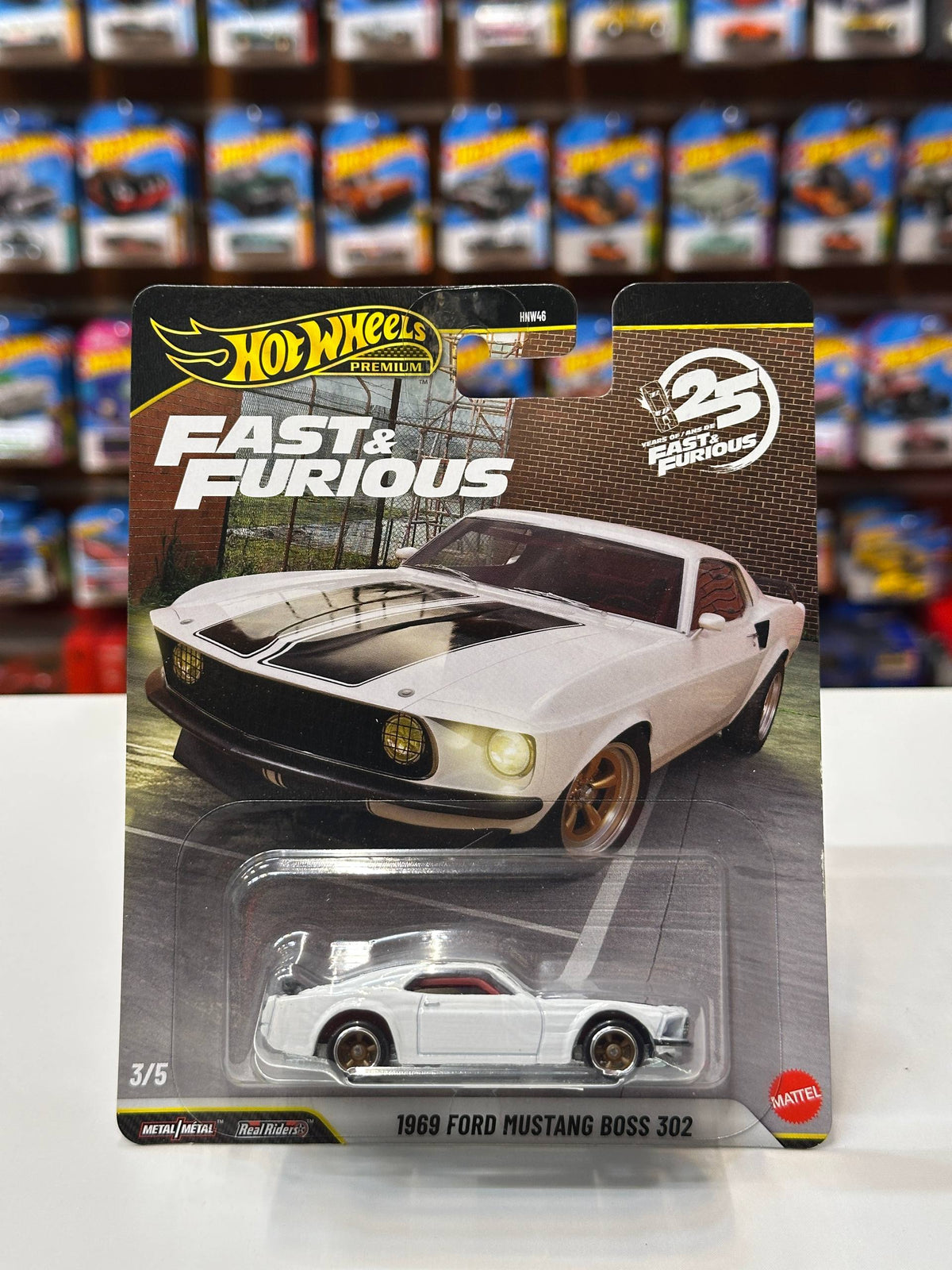 1/64 Hotwheels 1969 Ford Mustang Boss 302