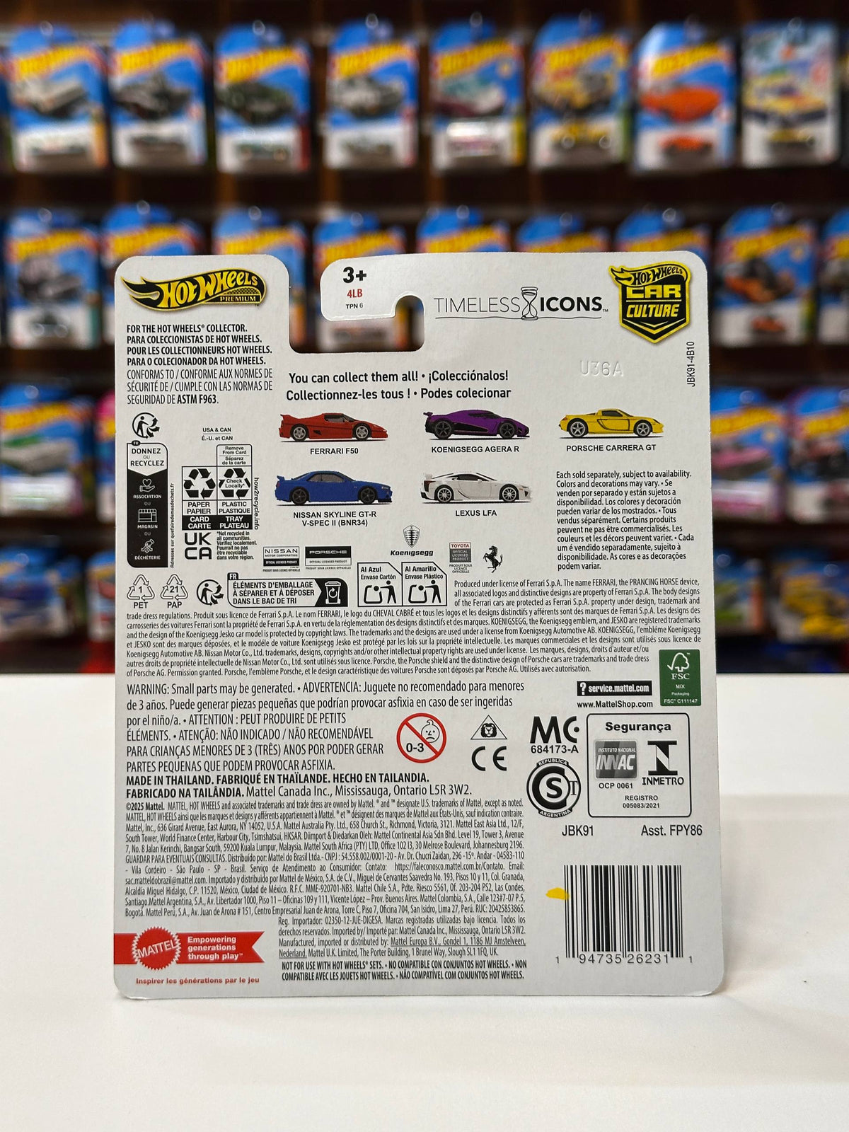 1/64 Diecast HotWheels Porsche Carrera GT