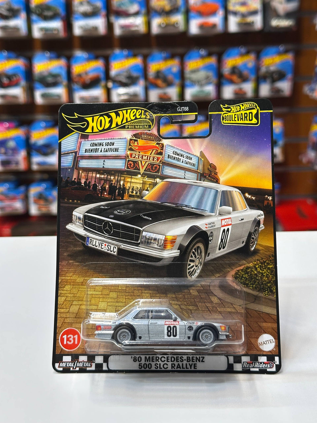 1/64 Diecast HotWheels 80 Mercedes-Benz 500 SLC Rallye