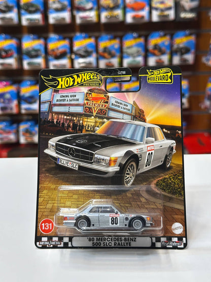 1/64 Diecast HotWheels 80 Mercedes-Benz 500 SLC Rallye