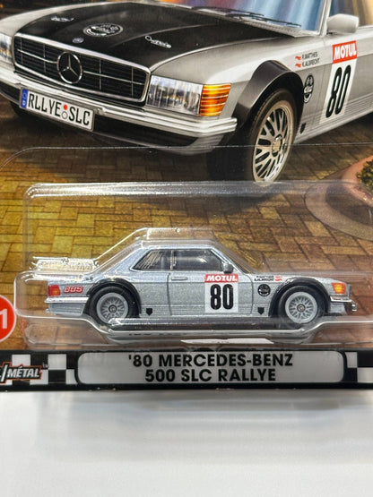 1/64 Diecast HotWheels 80 Mercedes-Benz 500 SLC Rallye