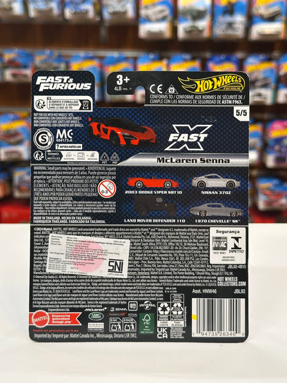 1/64 Diecast HotWheels Fast & Furious McLaren Senna