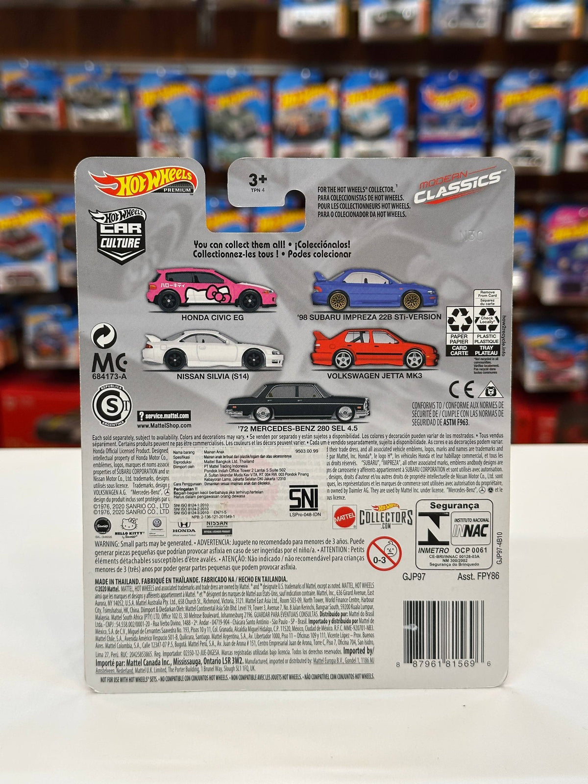 1/64 Diecast HotWheels Mercedes Benz 280 SEL 4.5