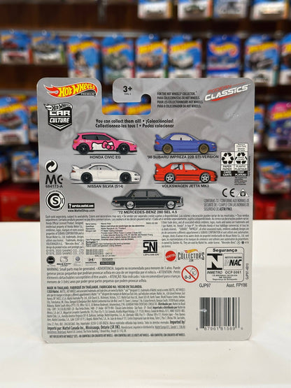 1/64 Diecast HotWheels Mercedes Benz 280 SEL 4.5