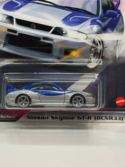 1/64 Diecast HotWheels Nissan Skyline GT-R BCNR33