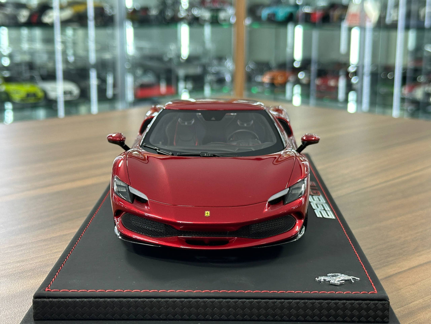 BBR Models Ferrari 296 GTB – Rosso Imola / Silver Rim (1:18 Resin, Limited to 200 pcs)