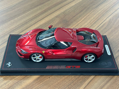 BBR Models Ferrari 296 GTB – Rosso Imola / Silver Rim (1:18 Resin, Limited to 200 pcs)