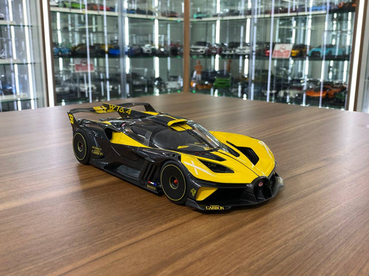 1/18 Diecast Bburago Bugatti Bolide Yellow / Grey