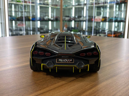 1/18 Metal Diecast Bburago  Lamborghini Sian FKP 37 #63 Yellow Black