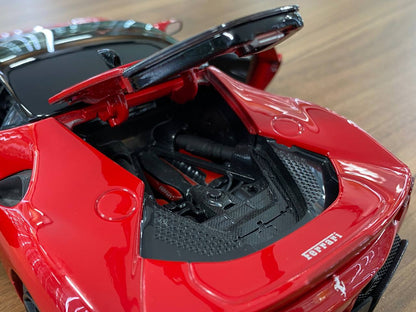 1/18 Diecast Ferrari SF90 Stradale Red Bburago Scale Model Car