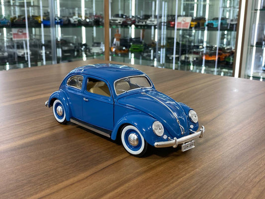 1/18 Diecast Bburago Volkswagen Kafer Beetle (1955) Blue