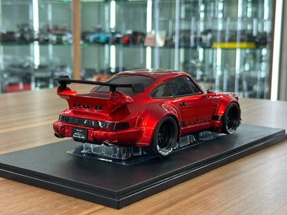 1/18 Diecast Porsche 911 (964) RWB Body kit - Red Metallic by Solido