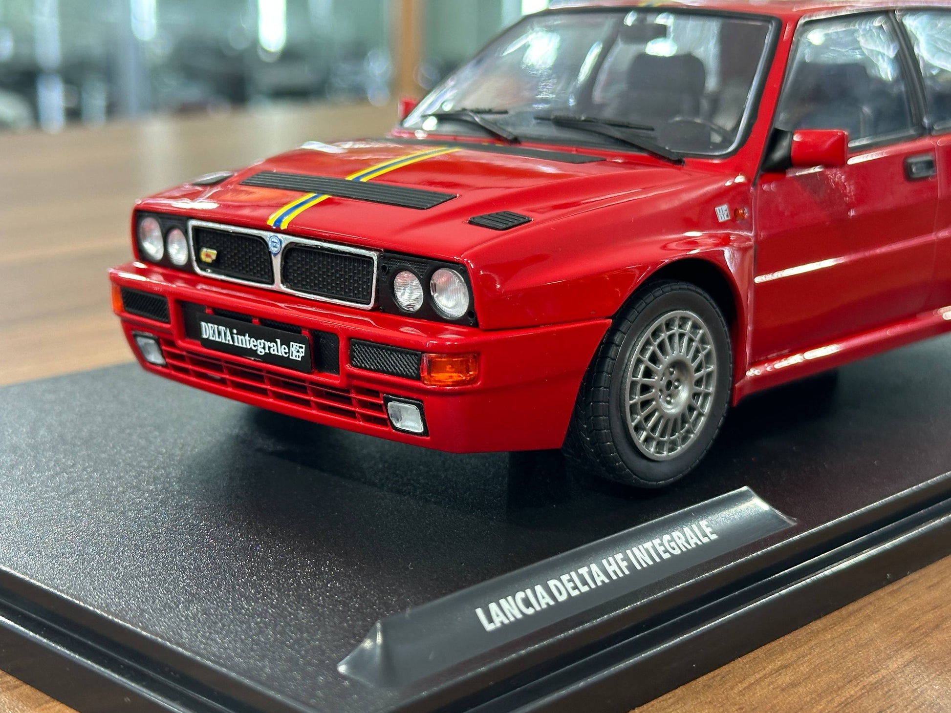 1/18 Diecast Lancia Delta HF Intergale 1995- Red by Solido