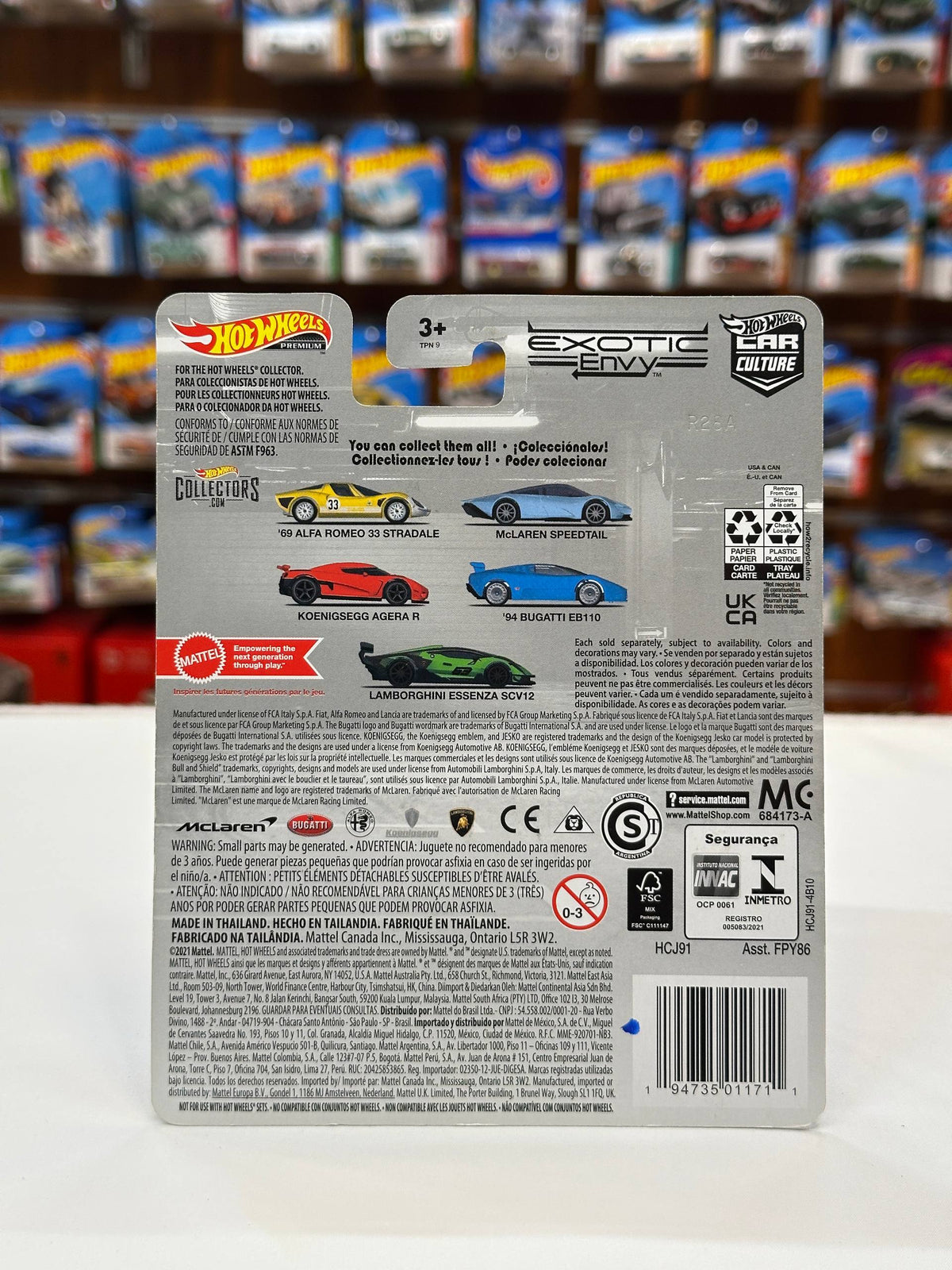 1/64 Diecast HotWheels Alfa Romeo 33 Stradale