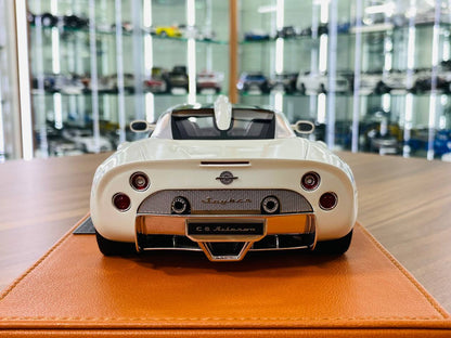 1/18 Resin Model TOP Speed Spyker C8 Aileron Cumulus White
