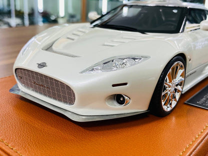 1/18 Resin Model TOP Speed Spyker C8 Aileron Cumulus White