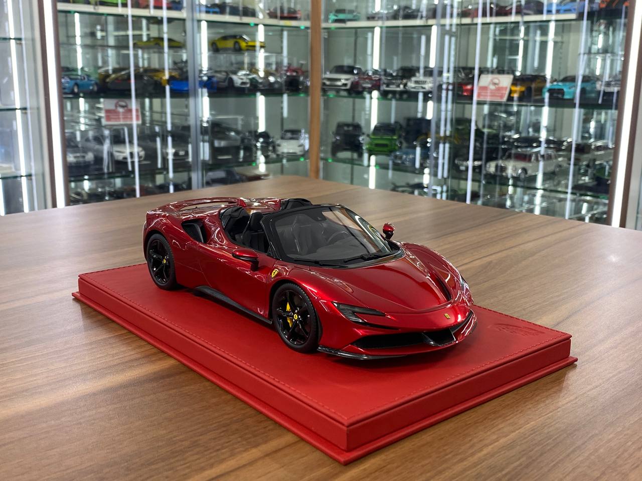 1/18 Resin Ferrari SF90 Spider F1 2007– BBR Models Metallic Red Limited 20 pcs