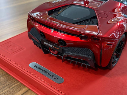 1/18 Resin Ferrari SF90 Spider F1 2007– BBR Models Metallic Red Limited 20 pcs