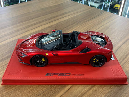 1/18 Resin Ferrari SF90 Spider F1 2007– BBR Models Metallic Red Limited 20 pcs