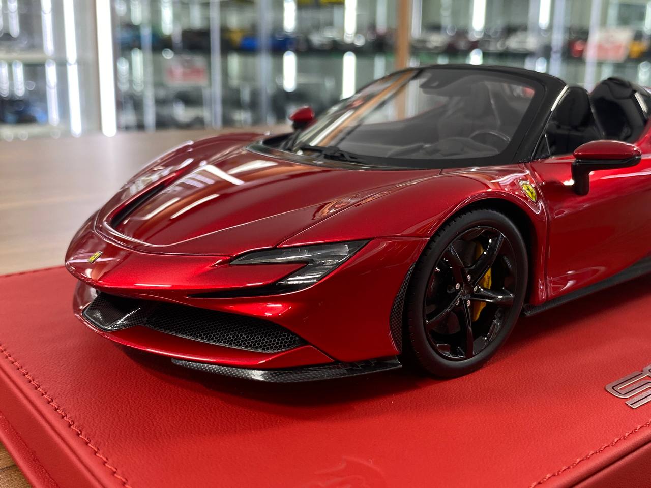 1/18 Resin Ferrari SF90 Spider F1 2007– BBR Models Metallic Red Limited 20 pcs