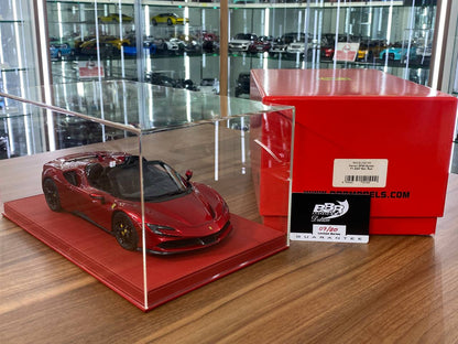 1/18 Resin Ferrari SF90 Spider F1 2007– BBR Models Metallic Red Limited 20 pcs