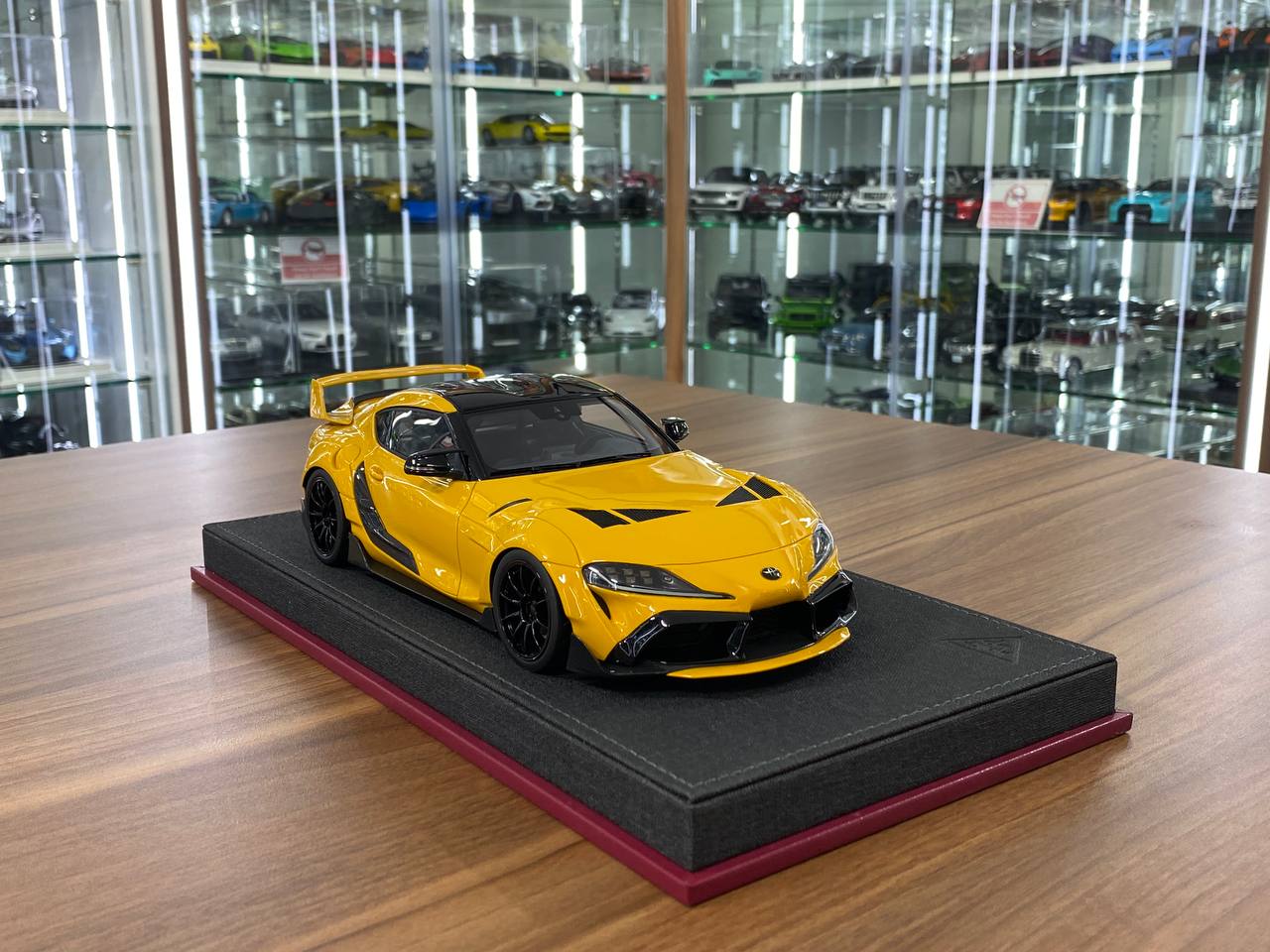 1/18 Resin Toyota Supra GR MK5 TRD 3000GT Concept 2019 – Make Up Lightning Yellow