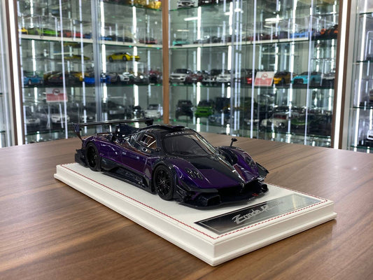 1/18 Resin Pagani Zonda R – Dino Models Carbon Fiber / Viola Limited Edition
