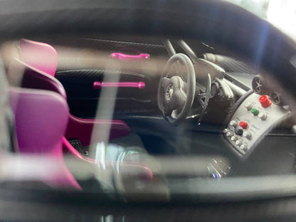 1/18 Resin Pagani Zonda R – Dino Models Carbon Fiber / Viola Limited Edition