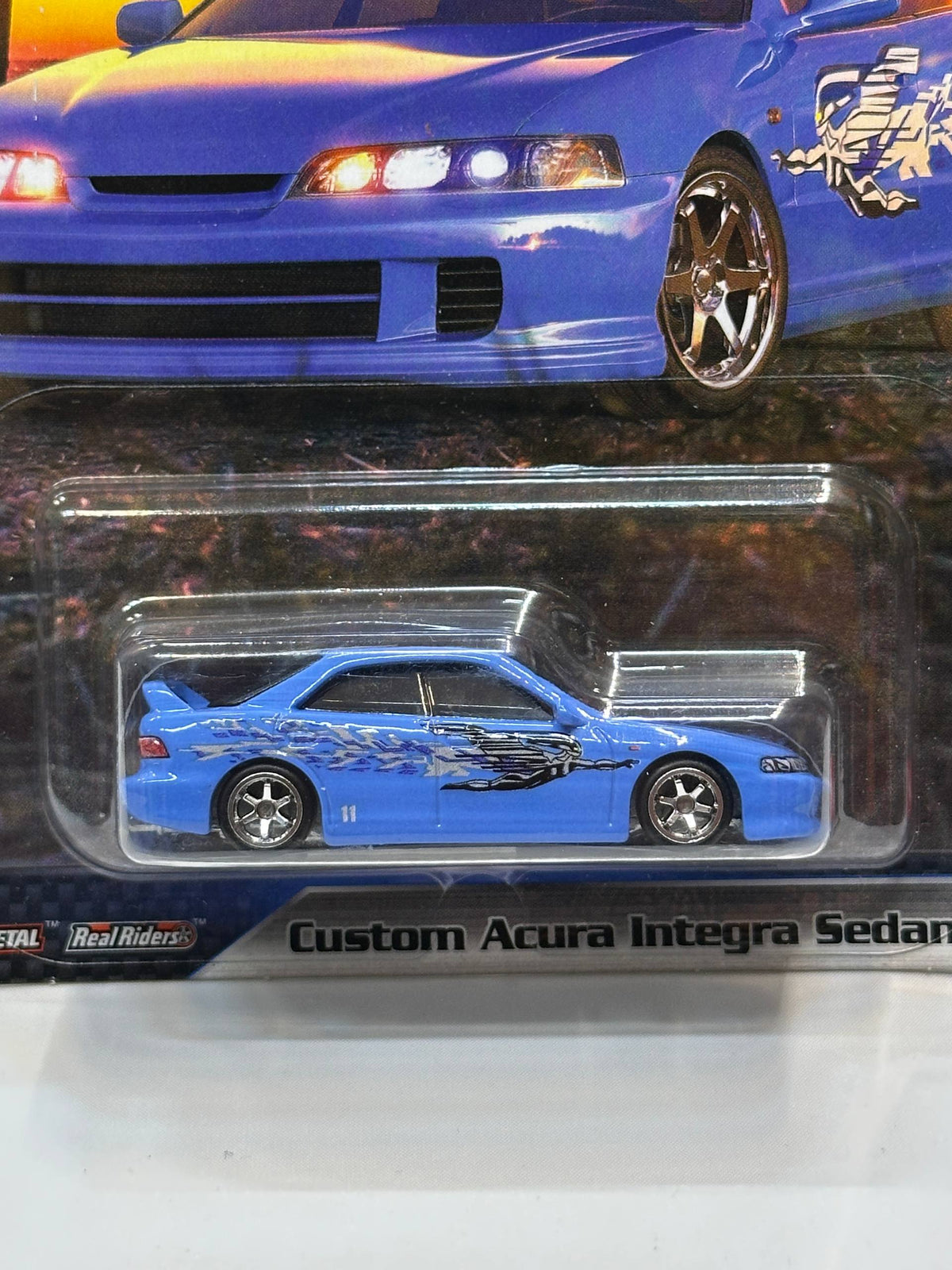 1/64 Diecast HotWheels Fast & Furious Custom Acura Integra Sedan