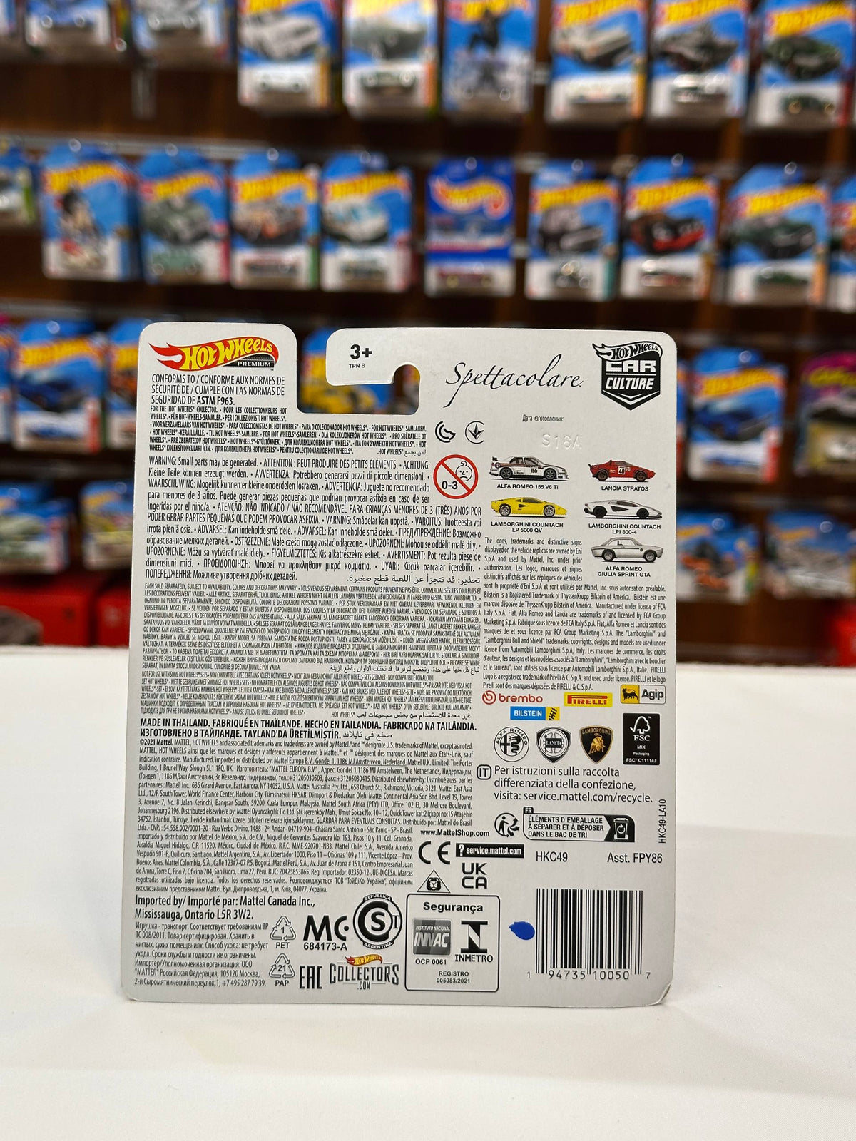 1/64 Diecast HotWheels Lancia Stratos