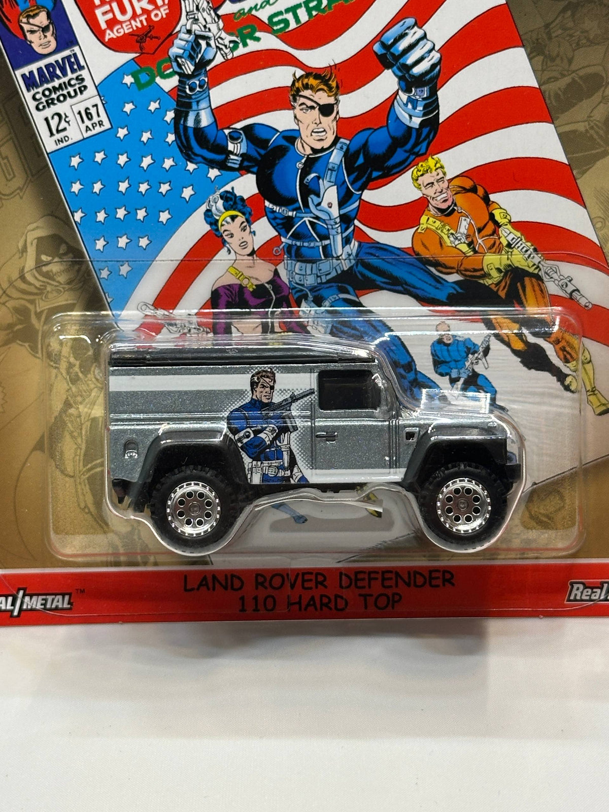 1/64 Diecast HotWheels Land Rover Defender 110 Hard Top
