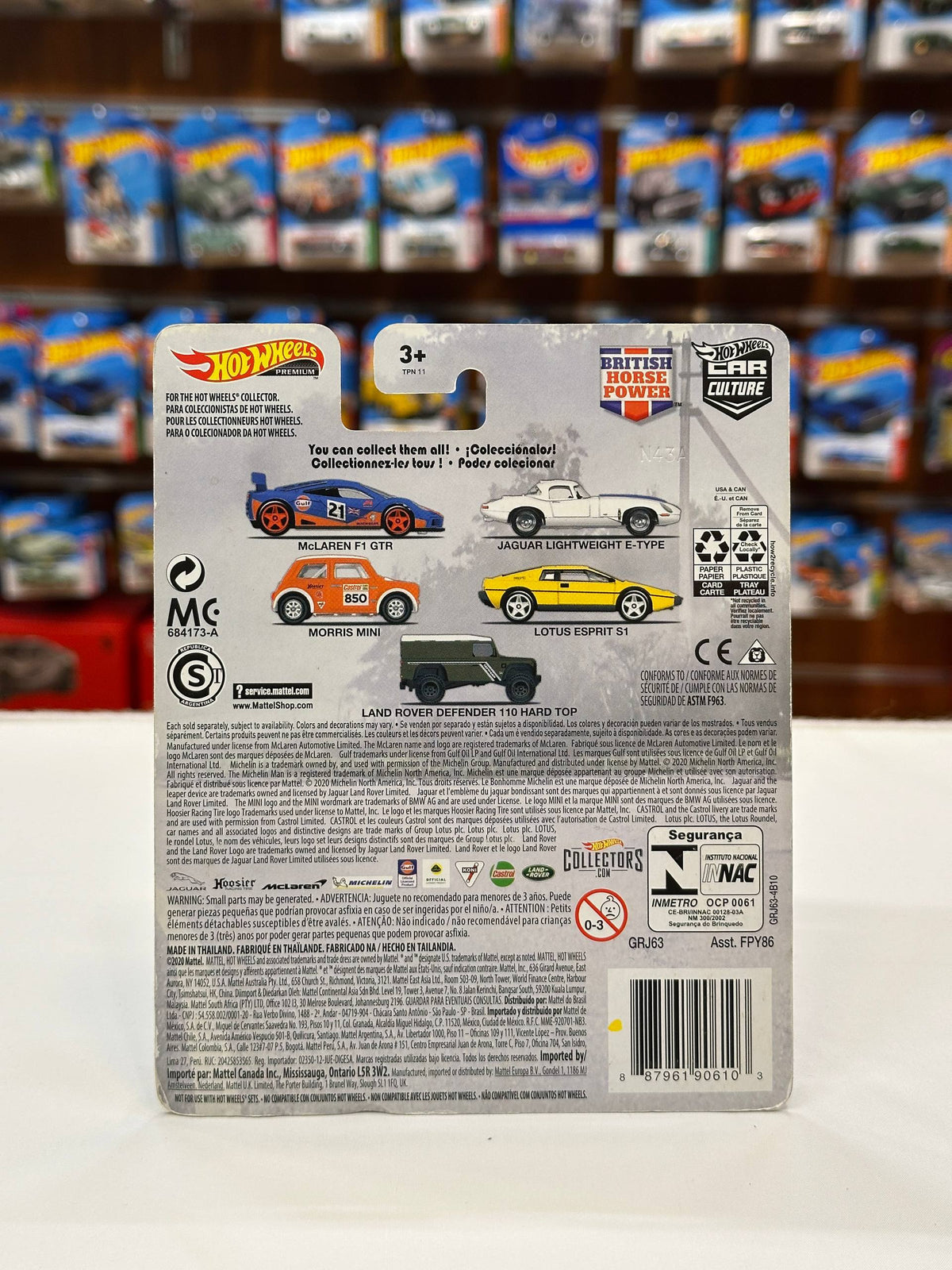 1/64 Diecast HotWheels Land Rover Defender 110 Hard Top