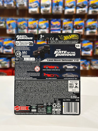 1/64 Diecast HotWheels Land Rover Defender 110